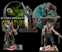 4er Komplettsatz : Blood Wolves (Stan Winstons Creatures)