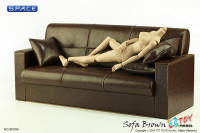 1/6 Scale Sofa (brown)