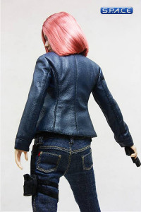 1/6 Scale Female Agent Plainclothes Leather Dress Suit