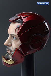 1/6 Scale helmeted Tony Stark Head