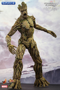 1/6 Scale Rocket & Groot Movie Masterpiece Set MMS254 (Guardians of the Galaxy)