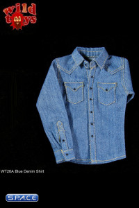 1/6 Scale Blue Denim Shirt